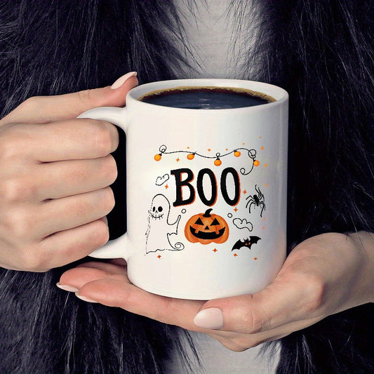 1pc, Christmas Mugs, 11 oz Ceramic Coffee Mugs, Fun Mugs, Reusable Coffee Mugs, Ceramic Mugs, Summer and Winter Drinking Mugs, Birthday Gifts, Christmas Gifts