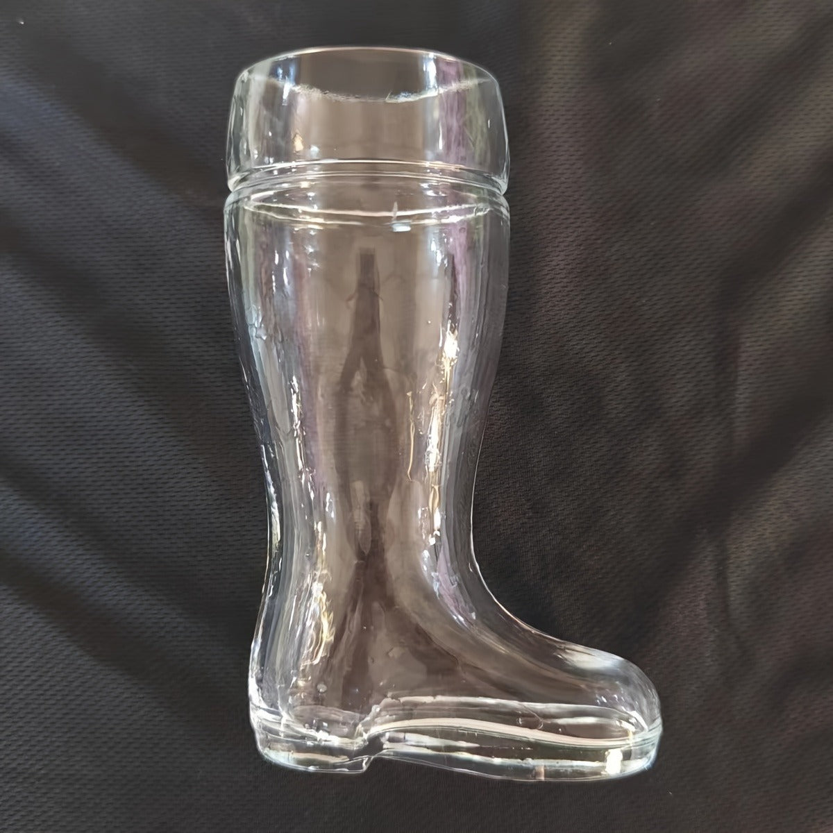 1PC Christmas Santa Boot Shaped Beer Glass, Hand Wash Only, Reusable Insulated Glass Cup, Multipurpose Beverage Drinking Glass - Ideal for Christmas Decoration & Gift, Candy Storage Jar